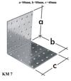 Domax KM7 Uholníková spojka 80x80x40x2mm