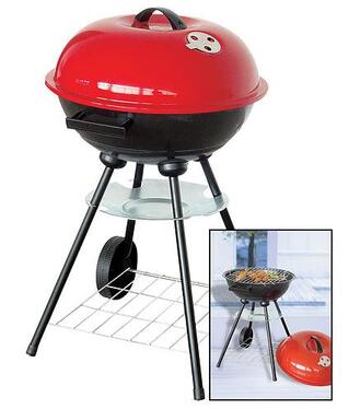 Gril BBQ Globus, 47x45x72cm