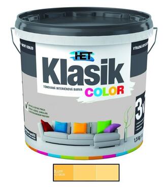 Het Klasik Color 0628 žltý 1,5kg