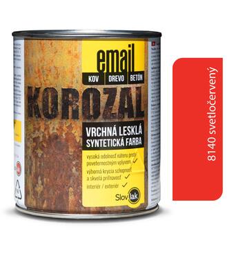 Korozal EMAIL 8140 svetločervený 0,75kg