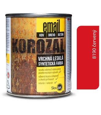 Korozal EMAIL 8190 červený 0,75kg