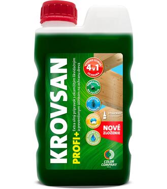 Krovsan Profi+ zelený - na ochranu dreva 1l