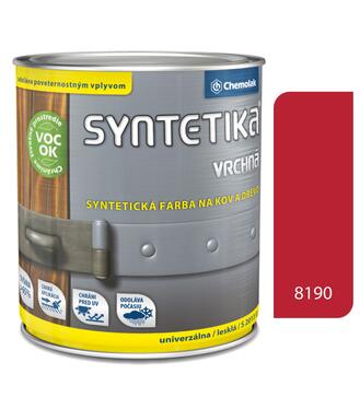 Syntetika S2013U 8190 červená tmavá - vrchná farba lesklá 4,5l