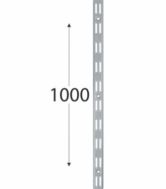 Velano WLD Konzola dvojitá lišta nosná 1000mm šedá