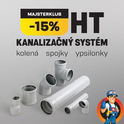 Kanalizačný systém HT -15%